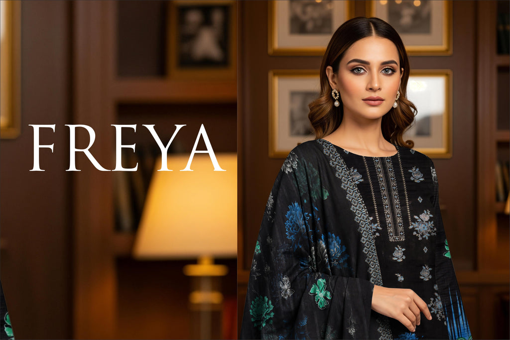 Luxurious Jhoomro Winter Viscose Collection | Embroidered 3-Piece Suit